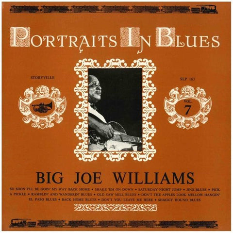 Front cover of Big Joe Williams – Ramblin' And Wanderin' Blues, Storyville, Germany, 1964