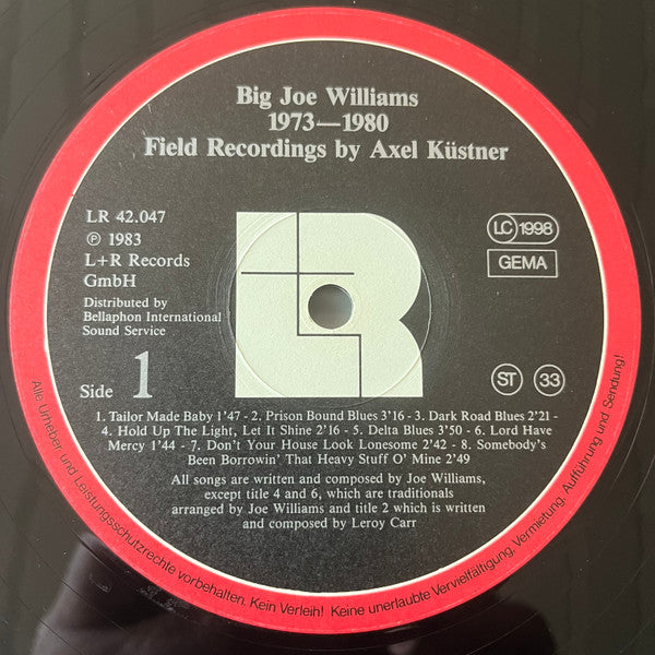 Big Joe Williams – 1973 - 80 Field Recordings, image 3
