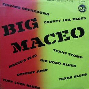 Front cover of Big Maceo – Jazz Classics No. 22, RCA, France, 1961