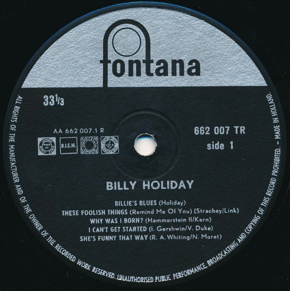 Billie Holiday – Billie Holiday, image 2