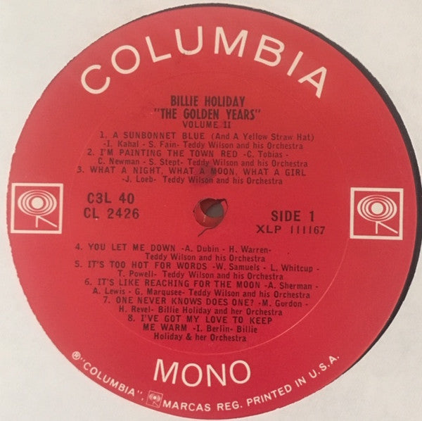 Billie Holiday – "The Golden Years" Volume II, image 3