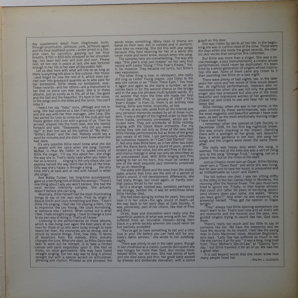 Billie Holiday – The Billie Holiday Story Volume I, image 3
