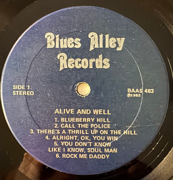 Blues Alley All-Stars – Beale Street Blues "Alive And Well" At Blues Alley - Memphis, Tn., image 3