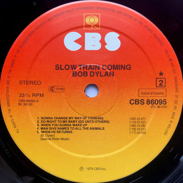 Bob Dylan – Slow Train Coming, image 4