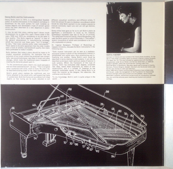Bronisław Eichenholz, Herta Fischer – New Swedish Instruments: Violino Grande, Bolin Grand Piano, image 2
