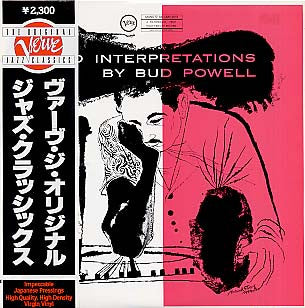 Front cover of Bud Powell – Piano Interpretations By Bud Powell, Verve Records, Japan, 1981