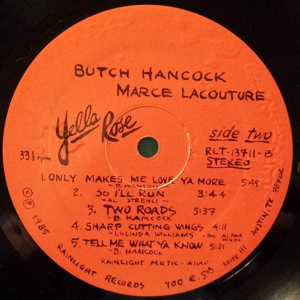 Butch Hancock & Marce Lacouture – Yella Rose, image 4