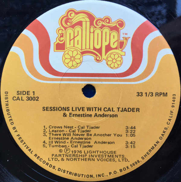 Cal Tjader, Chris Connor And Paul Togawa – Sessions, Live, image 3