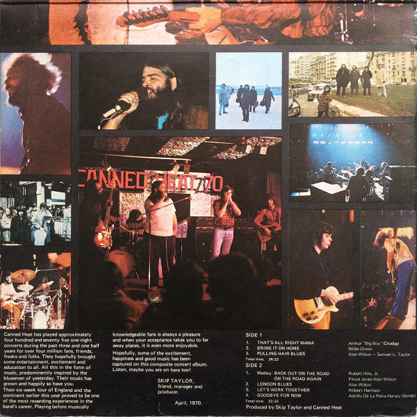 Canned Heat – '70 Concert: Recorded Live In Europe, image 4