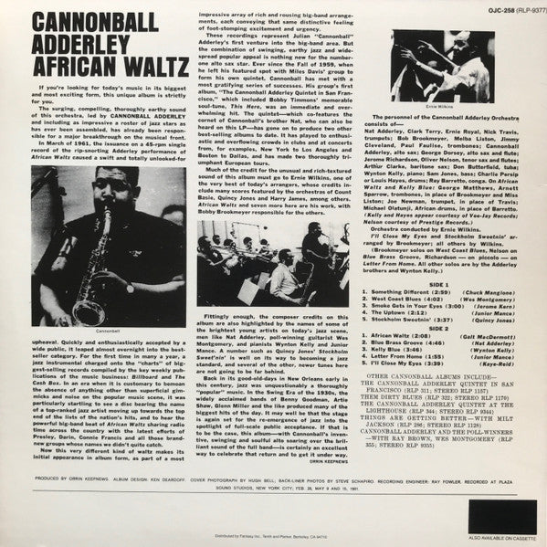 Cannonball Adderley And His Orchestra – African Waltz, image 2