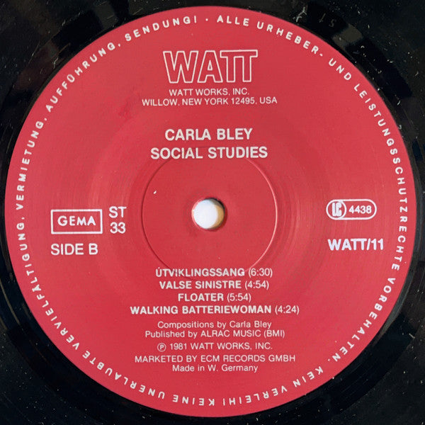 Carla Bley – Social Studies, image 4