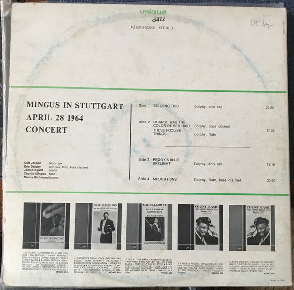 Mingus – Mingus In Stuttgart April 28 1964 Concert, image 2