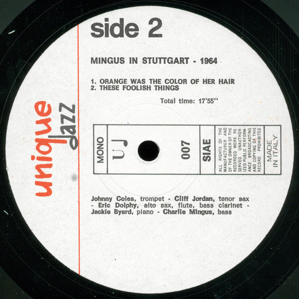 Mingus – Mingus In Stuttgart April 28 1964 Concert, image 4