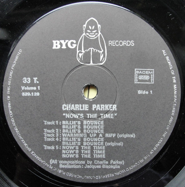 Charlie Parker – The Complete Charlie Parker Vol. 1 "Now's The Time", image 3