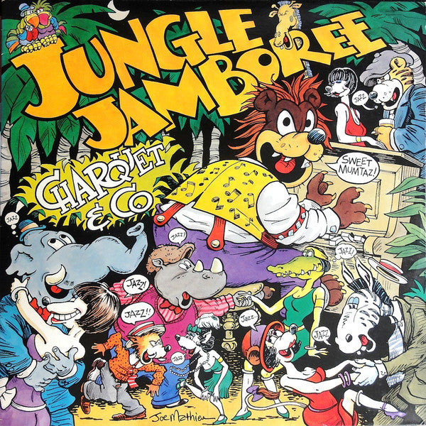 Front cover of Charquet & Co. – Jungle Jamboree, Stomp Off Records, US, 1984