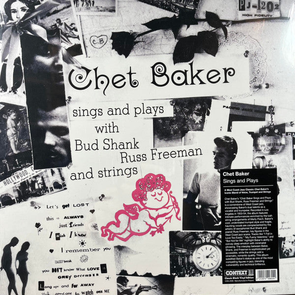 Front cover of Chet Baker – Sings And Plays With Bud Shank, Russ Freeman And Strings, Context, Poland, 2025