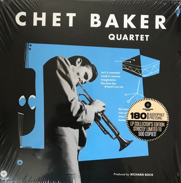 Front cover of Chet Baker Quartet – Chet Baker Quartet, WaxTime 500, Europe, 2018