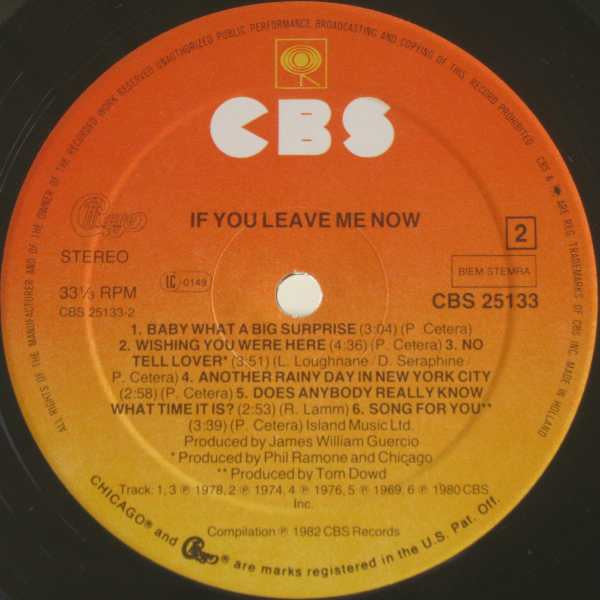 Chicago – If You Leave Me Now, image 4