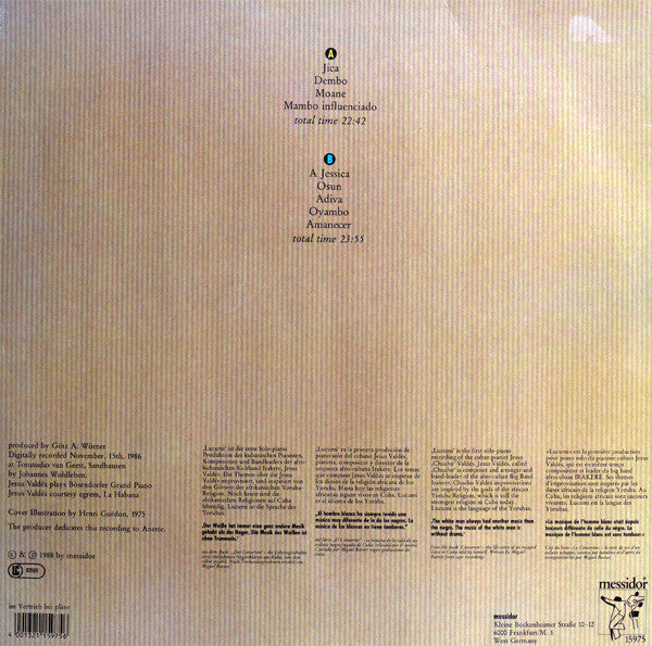 Jesus Chucho Valdés – Lucumi Piano Solo, image 2