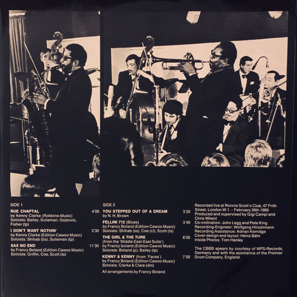 Kenny Clarke Francy Boland And The Band – Live At Ronnie's ; Album 2 ; Rue Chaptal, image 3