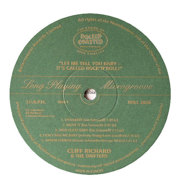 Cliff Richard & The Drifters – Let Me Tell You Baby...It's Called Rock 'N' Roll, image 3