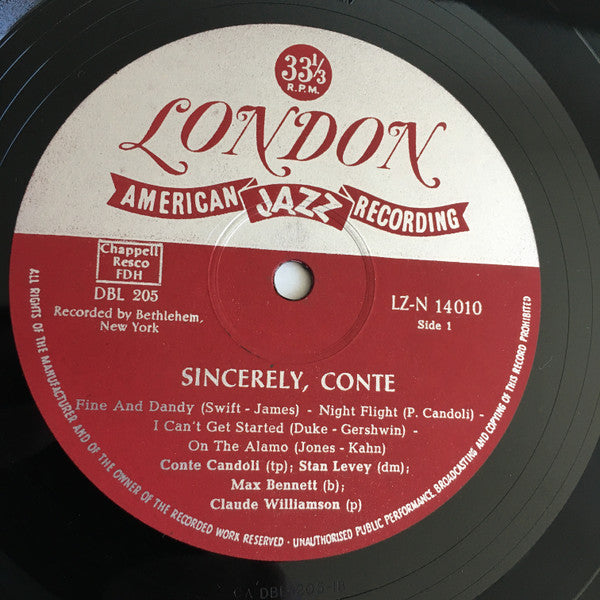 Conte Candoli – Sincerely, Conte, image 3