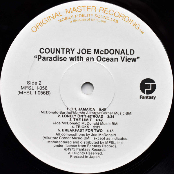 Country Joe McDonald – Paradise With An Ocean View, image 5