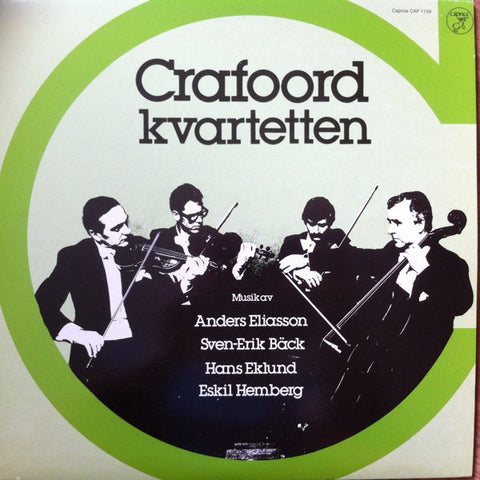 Front cover of Crafoordkvartetten – Crafoordkvartetten, Caprice Records, Sweden, 1979
