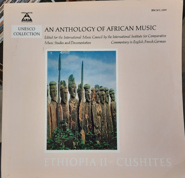 Front cover of Cushites – Ethiopia II - Cushites, Bärenreiter-Musicaphon, Germany, 1970