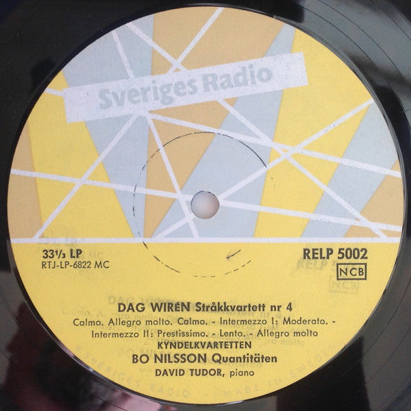 Dag Wirén / Bo Nilsson / Sven-Erik Bäck / Ingvar Lidholm – Ny Svensk Kammarmusik, image 4