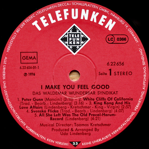 Das Waldemar Wunderbar Syndikat – I Make You Feel Good, image 3