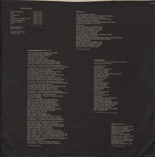 David Bowie – Young Americans, image 5