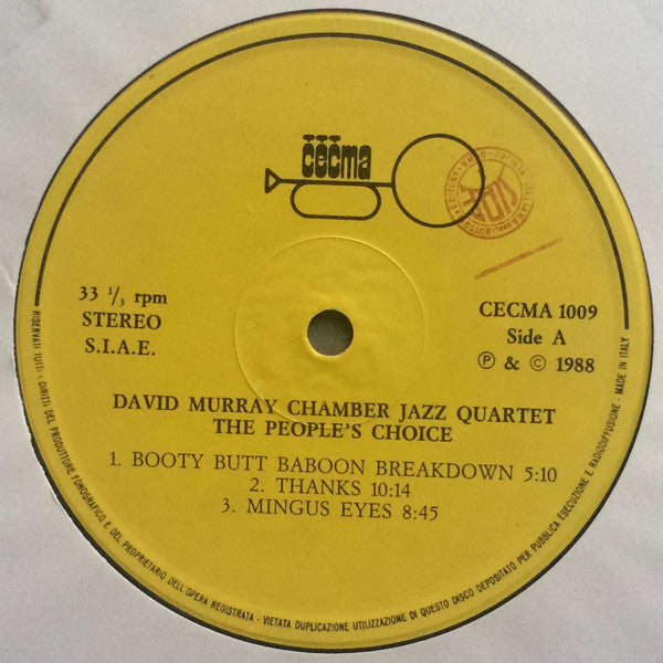 David Murray Chamber Jazz Quartet Featuring Hugh Ragin – The People's Choice, image 3