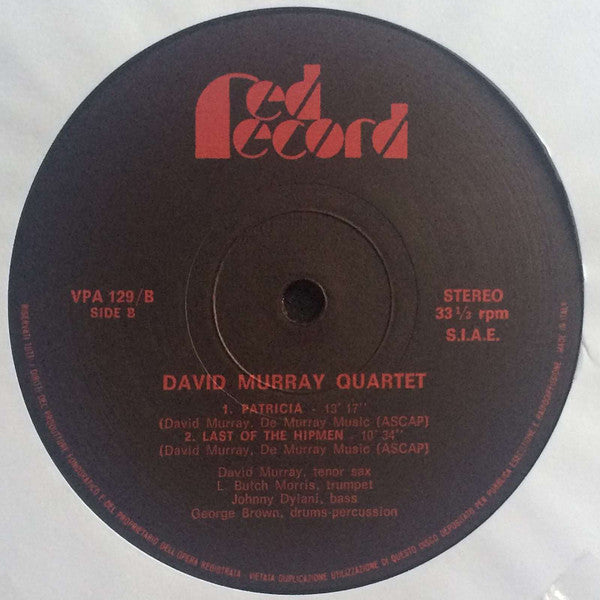 David Murray Quartet With Lawrence "Butch" Morris – Last Of The Hipman, image 4