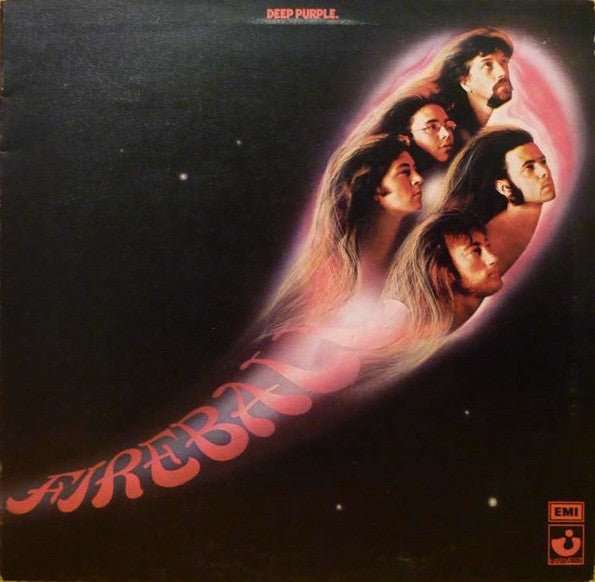 Front cover of Deep Purple – Fireball, Harvest, Finland, 1971
