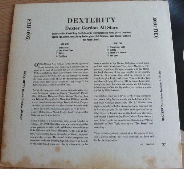 Dexter Gordon All Stars – Dexterity, image 3