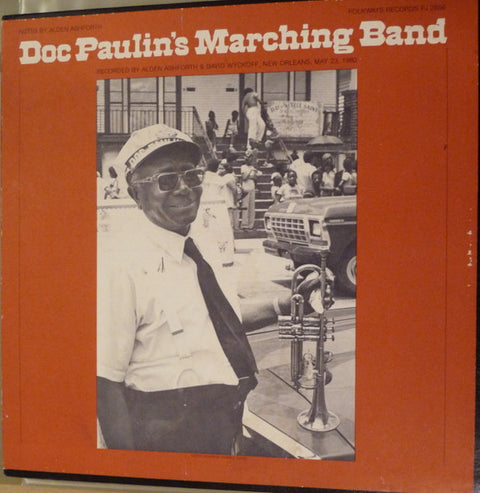 Front cover of Doc Paulin's Marching Band – Doc Paulin's Marching Band, Folkways Records, US, 1982