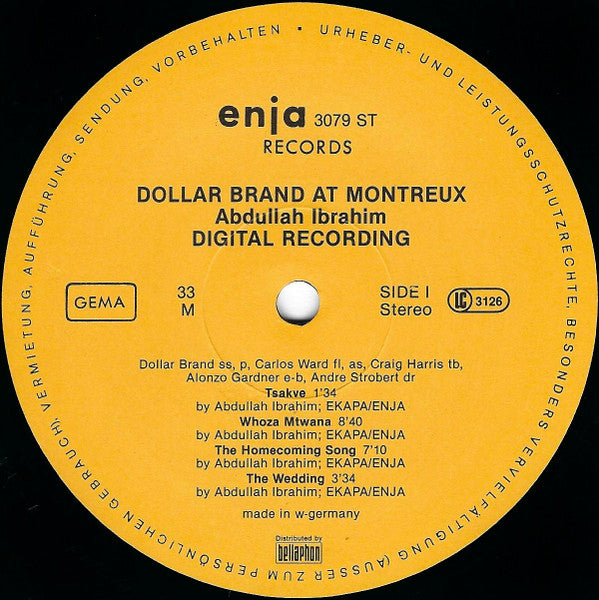 Dollar Brand – At Montreux, image 3