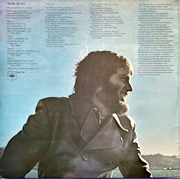 Don Ellis – Tears Of Joy, image 2