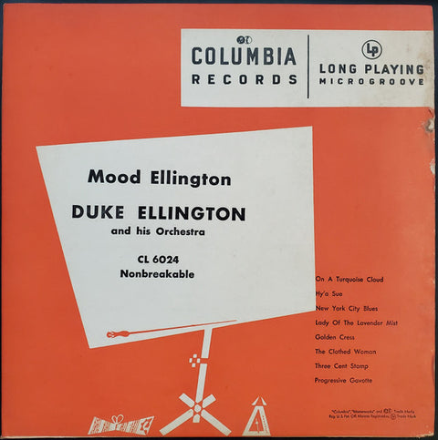 Front cover of Duke Ellington And His Orchestra – Mood Ellington, Columbia, US, 1949