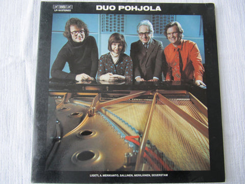 Front cover of Duo Pohjola, Ligeti / A. Merikanto / Sallinen / Meriläinen / Segerstam – Duo Pohjola, BIS, Sweden, 1975