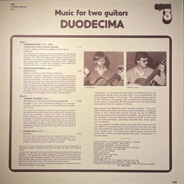 Duodecima – Music For Two Guitars, image 2