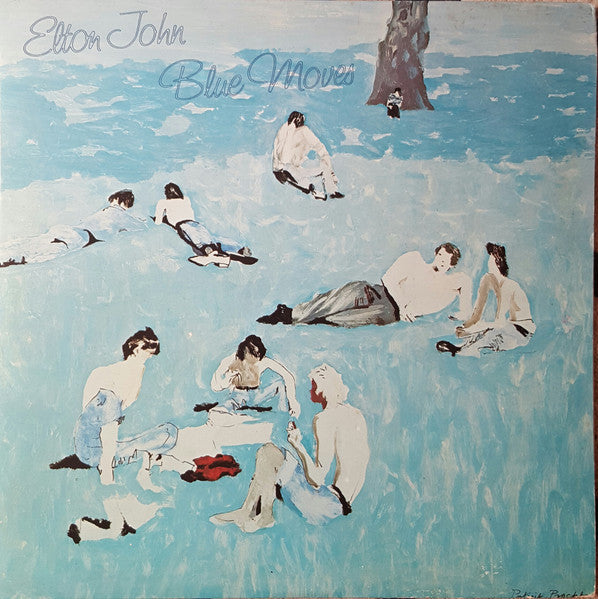Front cover of Elton John – Blue Moves, The Rocket Record Company, UK, 1976