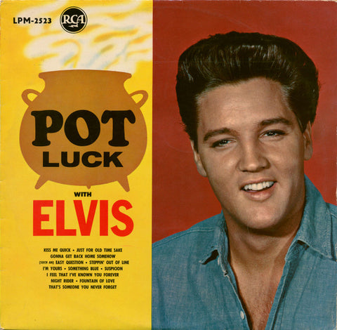Front cover of Elvis Presley – Pot Luck, RCA, Germany, 1962