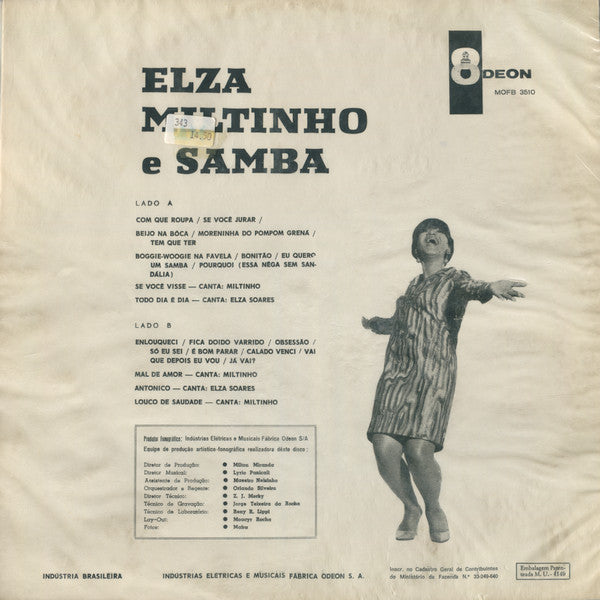 Elza, Miltinho – Elza, Miltinho E Samba, image 2