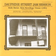 Front cover of Emile Barnes, Harrison Brazlee, Lawrence Tocca, Creole George Guesnon, Albert Glenny, Josiah "Cie" Frazier – Dauphine Street Jam Session, Folkways Records, US