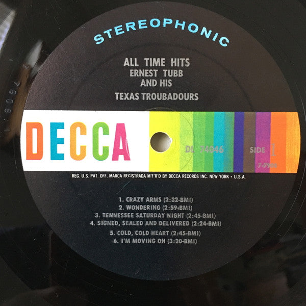 Ernest Tubb And His Texas Troubadours – All Time Hits, image 3