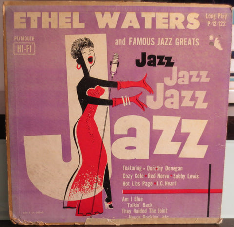 Front cover of Ethel Waters – Ethel Waters And Famous Jazz Greats, Plymouth, US