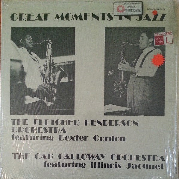 The Fletcher Henderson Orchestra Featuring Dexter Gordon / The Cab Calloway Orchestra Featuring Illinois Jacquet – Great Moments In Jazz, image 4