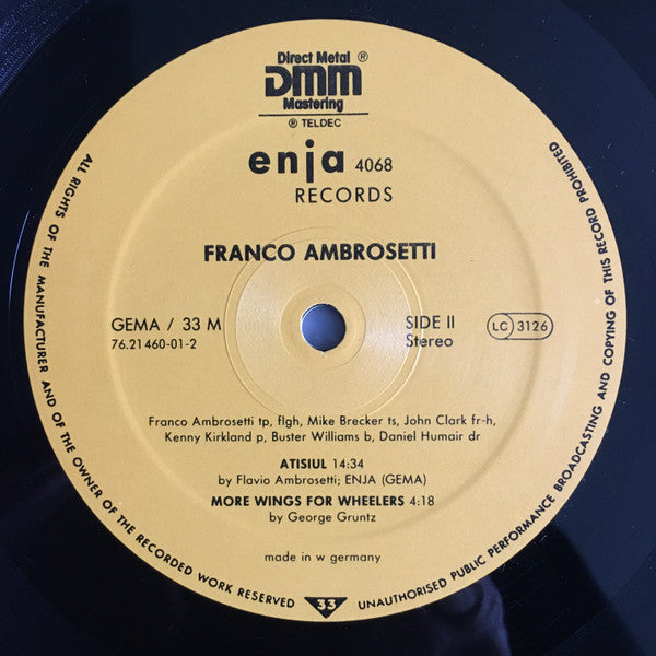 Franco Ambrosetti, Michael Brecker, John Clark, Kenny Kirkland, Buster Williams, Daniel Humair – Wings, image 4